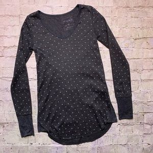 NEW Free People Polka Dot Long Sleeve